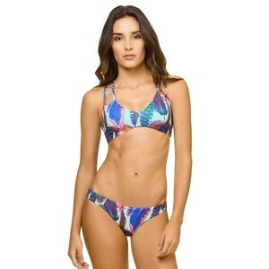 PilyQ PQ Swim Vida Utopia top S NWT